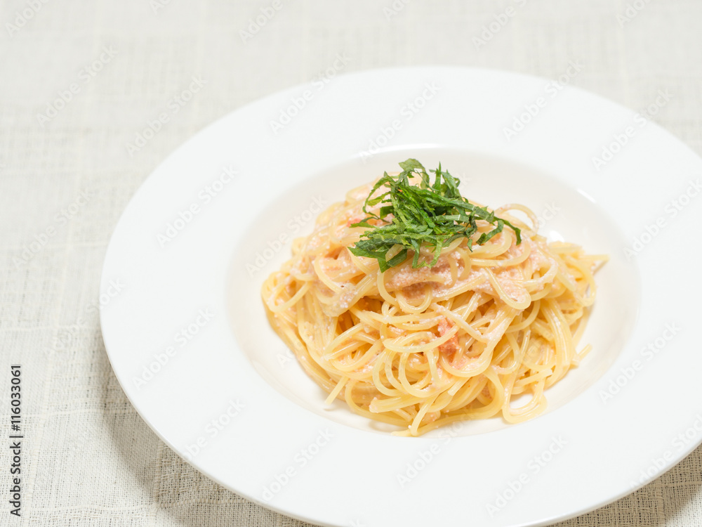 たらこクリームパスタ たらこクリームパスタ