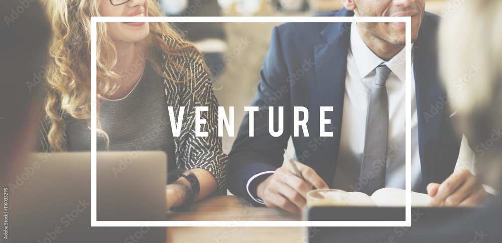 Venture Entrepreneur Funding Investing Money Concept - obrazy, fototapety, plakaty 
