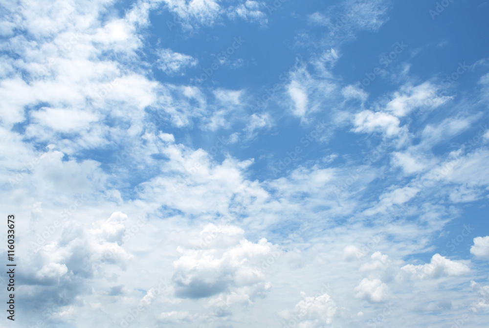 Naklejka premium blue sky