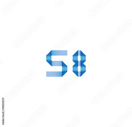 s8 initial simple modern blue  © otakzatikz