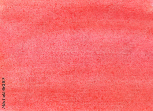 The texture of a sheet of paper painted with red paint