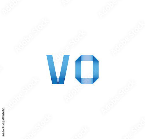 Free Download vo initial simple modern blue  - GFXLoad