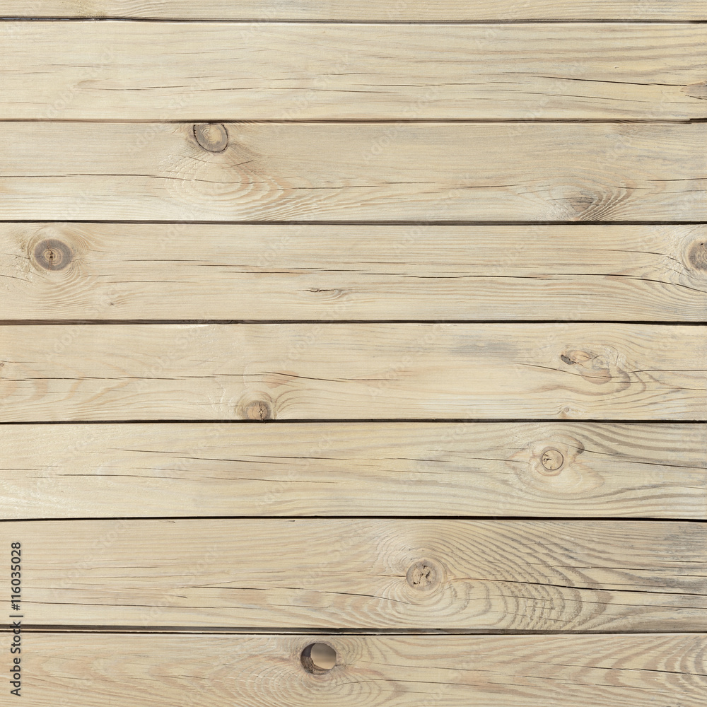 Fototapeta premium Pine wooden texture with knots and cracks