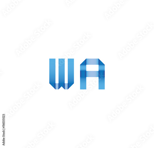 Free Download wa  initial simple modern blue  - GFXLoad