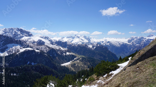 View from the cliff of the Mount Jenner