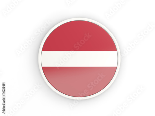 Flag of latvia. Round icon with frame Free Download Flag of latvia. Round icon with frame - GFXLoad