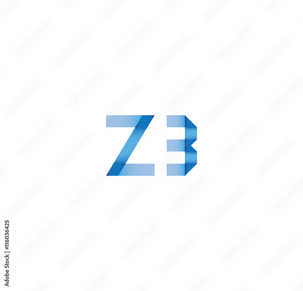 z3 initial simple modern blue z3 initial simple modern blue