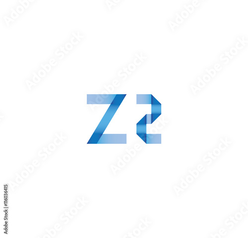 Free Download z2 initial simple modern blue  - GFXLoad