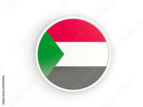 Flag of sudan. Round icon with frame Free Download Flag of sudan. Round icon with frame - GFXLoad