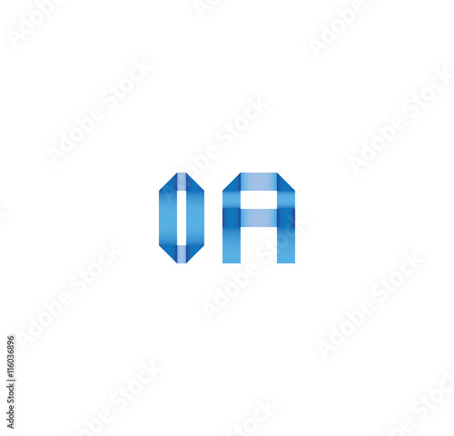 Free Download 0a initial simple modern blue  - GFXLoad