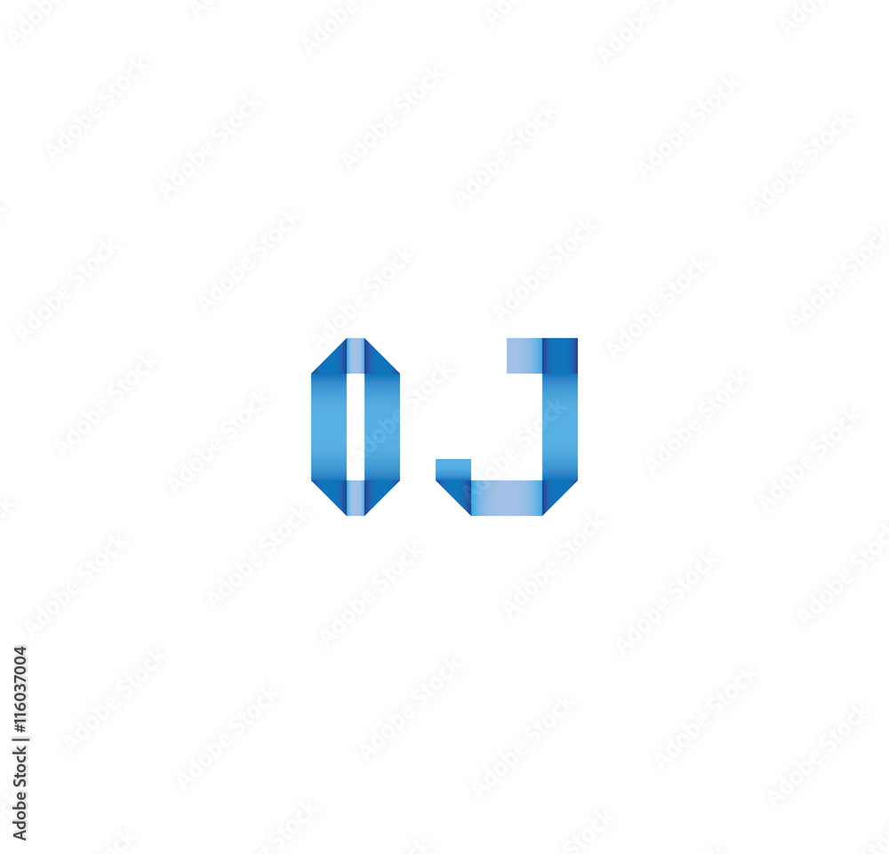 0j initial simple modern blue 0j initial simple modern blue