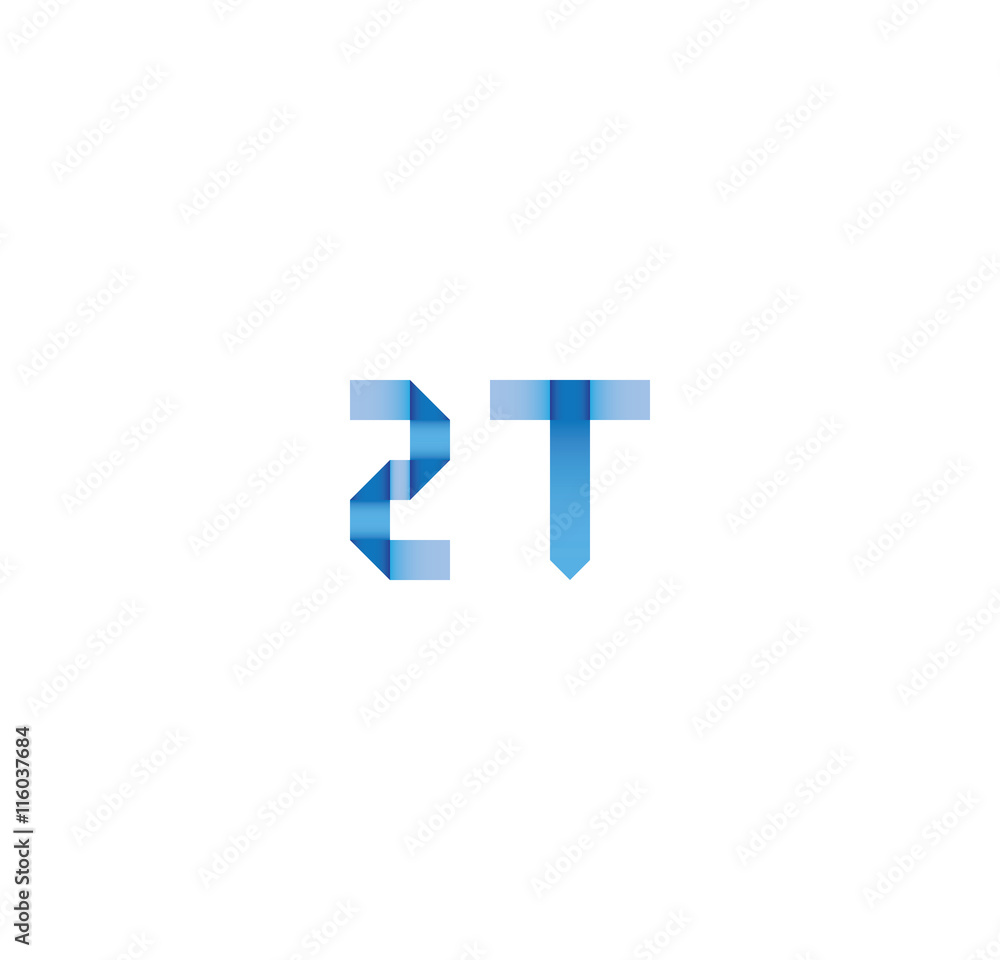2t initial simple modern blue 2t initial simple modern blue
