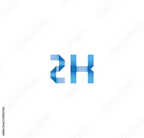 2k initial simple modern blue 