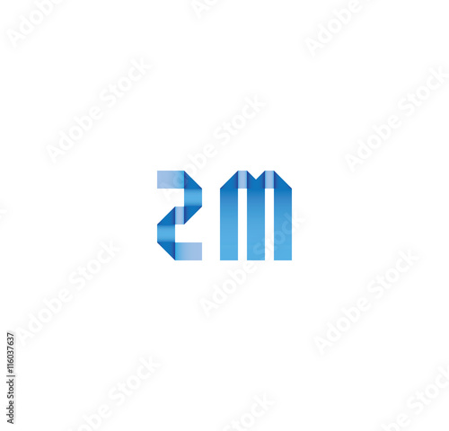 2m initial simple modern blue Free Download 2m initial simple modern blue - GFXLoad