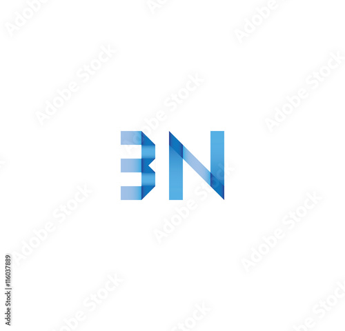 Free Download 3n initial simple modern blue  - GFXLoad