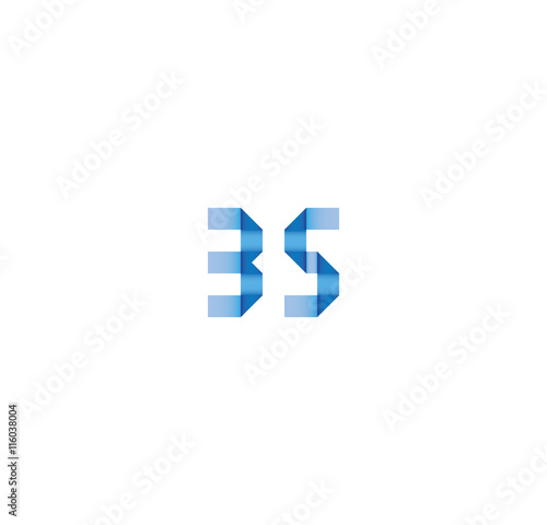 Free Download 35 initial simple modern blue  - GFXLoad