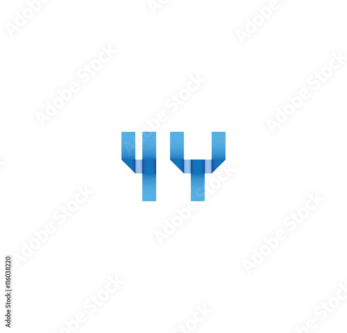 Free Download 4y initial simple modern blue  - GFXLoad