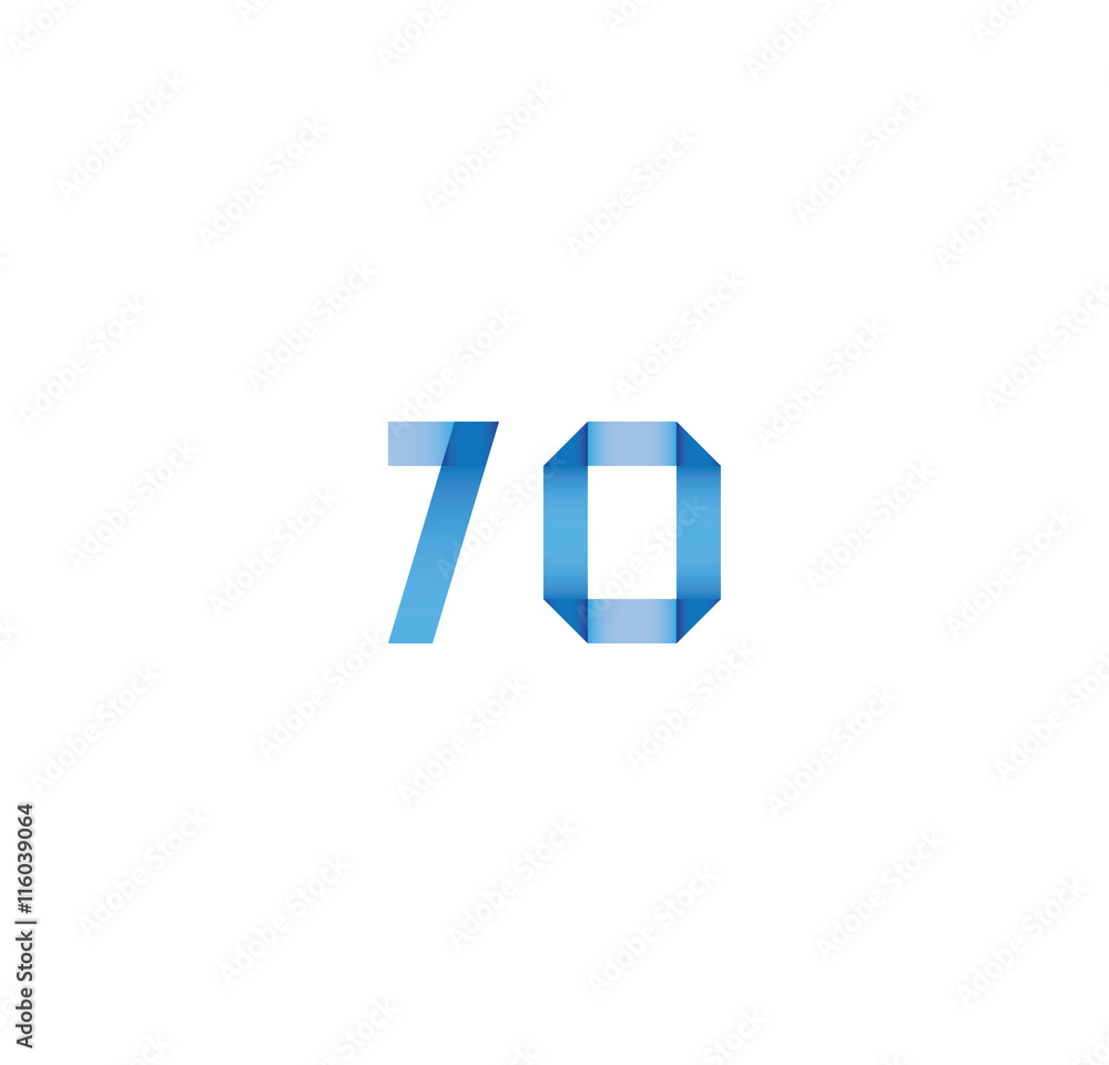 7o initial simple modern blue 7o initial simple modern blue