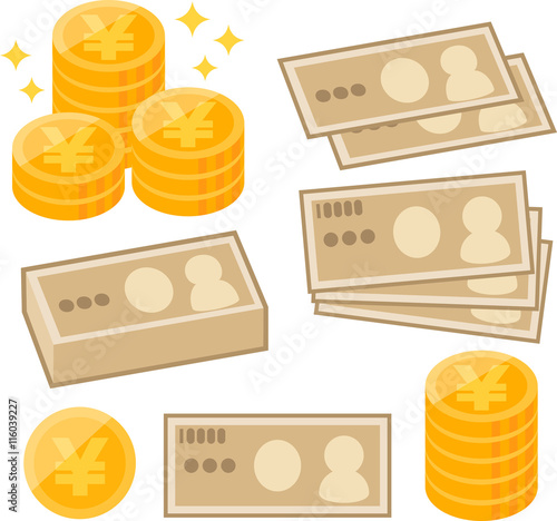 日本円のイメージイラスト