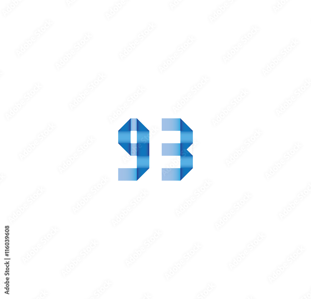 93 initial simple modern blue 93 initial simple modern blue