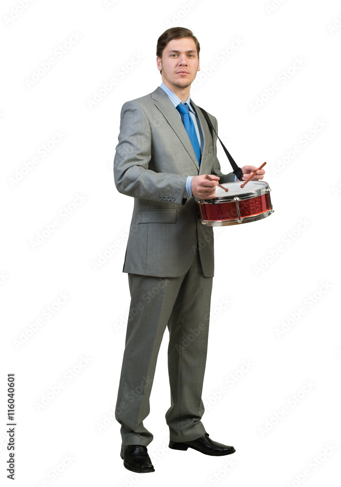 © adam121 - Businessman playing drums © adam121 - Businessman playing drums
