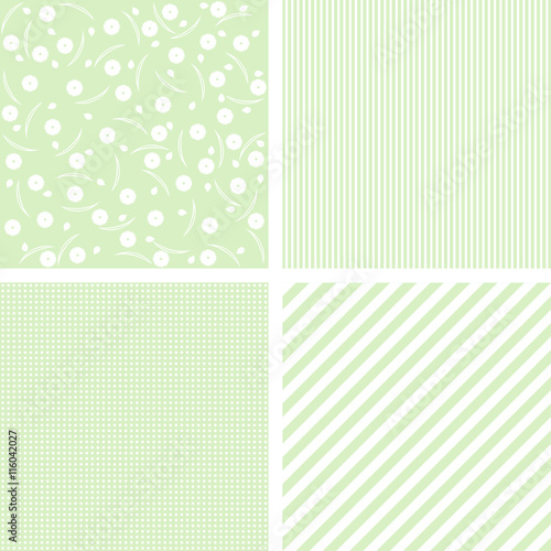 Collection of green backgrounds.