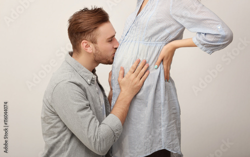 Happy family expecting baby...