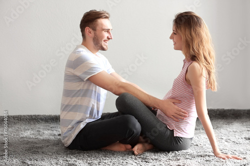 Happy family expecting baby...