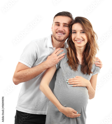 Happy family expecting baby...
