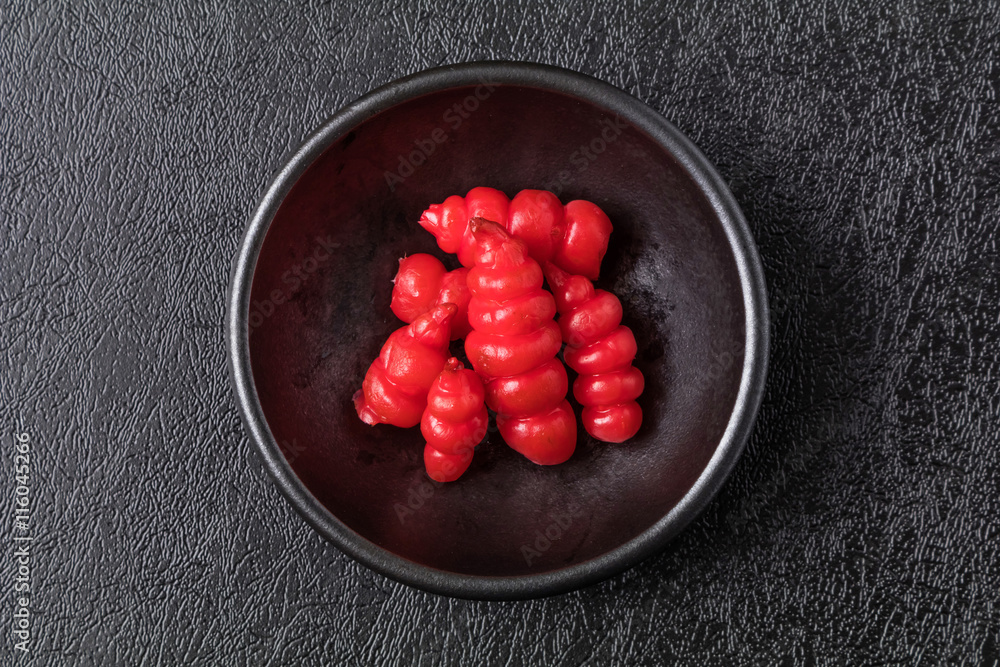 ちょろぎ 京漬物 Stachys affinis Pickle of Kyoto, Japan ちょろぎ 京漬物 Stachys affinis Pickle of Kyoto, Japan