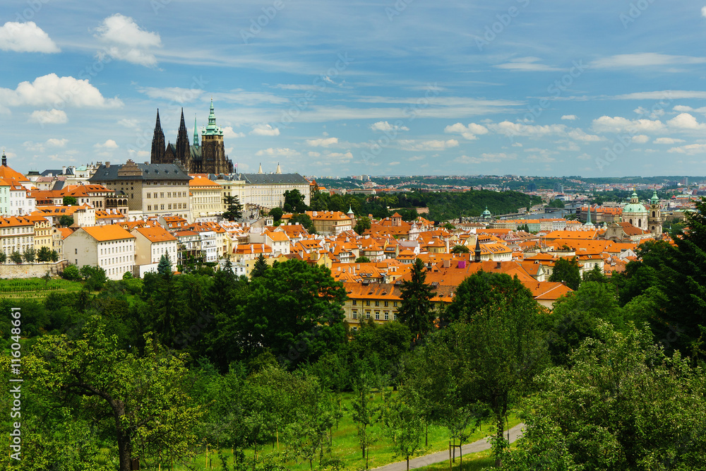 Prague Castle is the most famous landmark of Prague