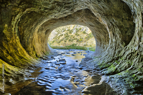 Underground river in Cave Stream Scenic Reserve