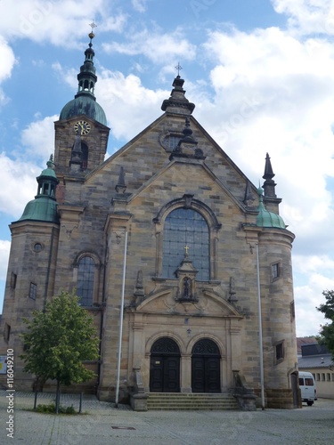 church on a square in pegnitz