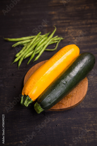 fresh vegetables in studio