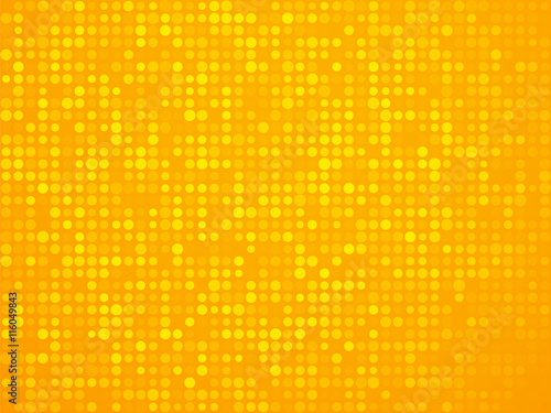 abstract yellow polka dot background
