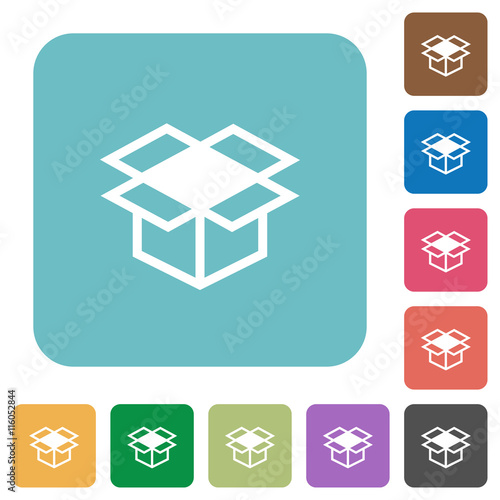 Tapety artystyczne Flat open box icons
