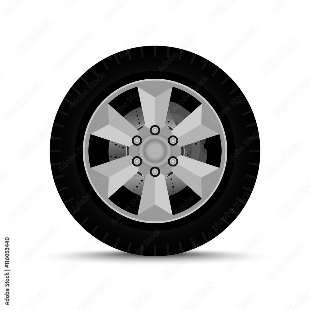 Obraz premium car wheel