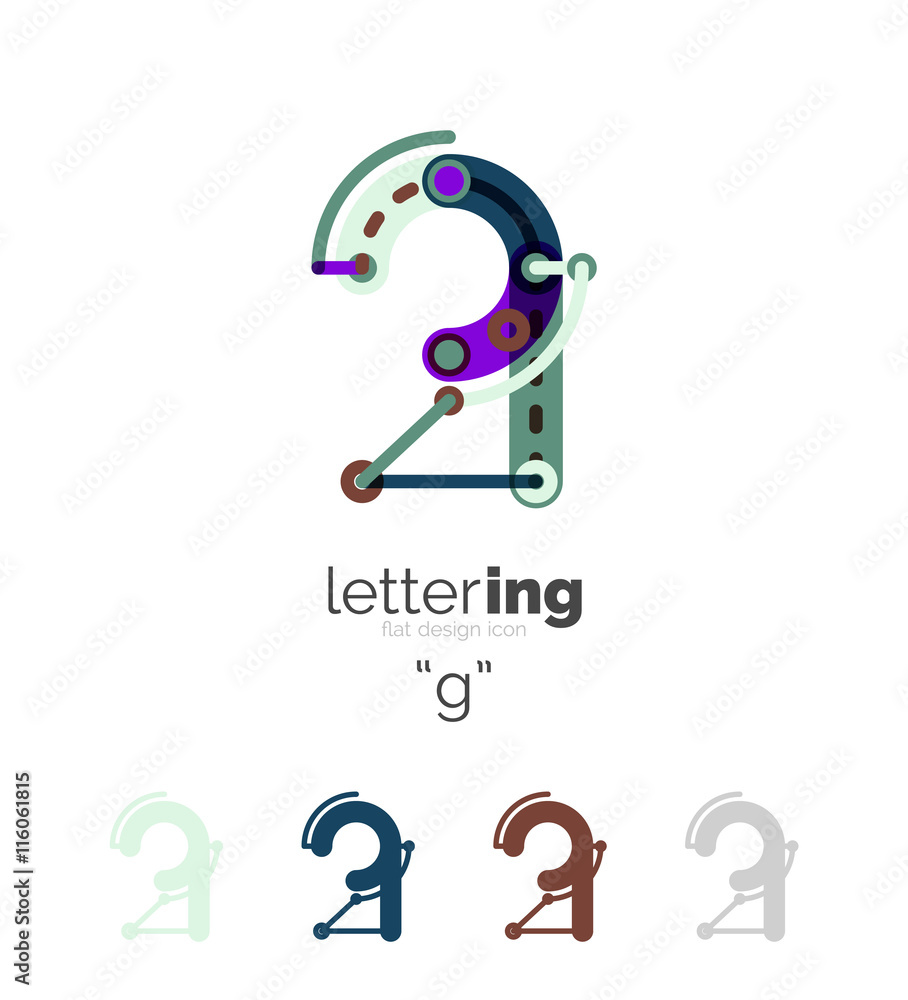 Alphabet letter font logo business icon Alphabet letter font logo business icon
