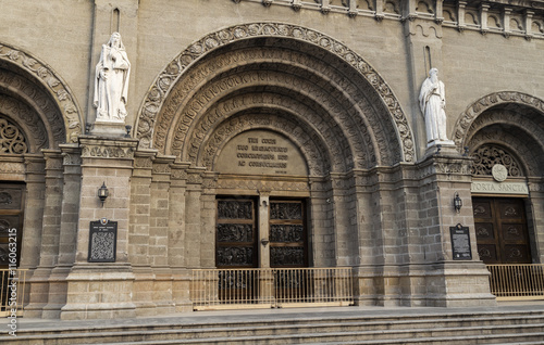 Entrance to Manila Cathedral, Philippines