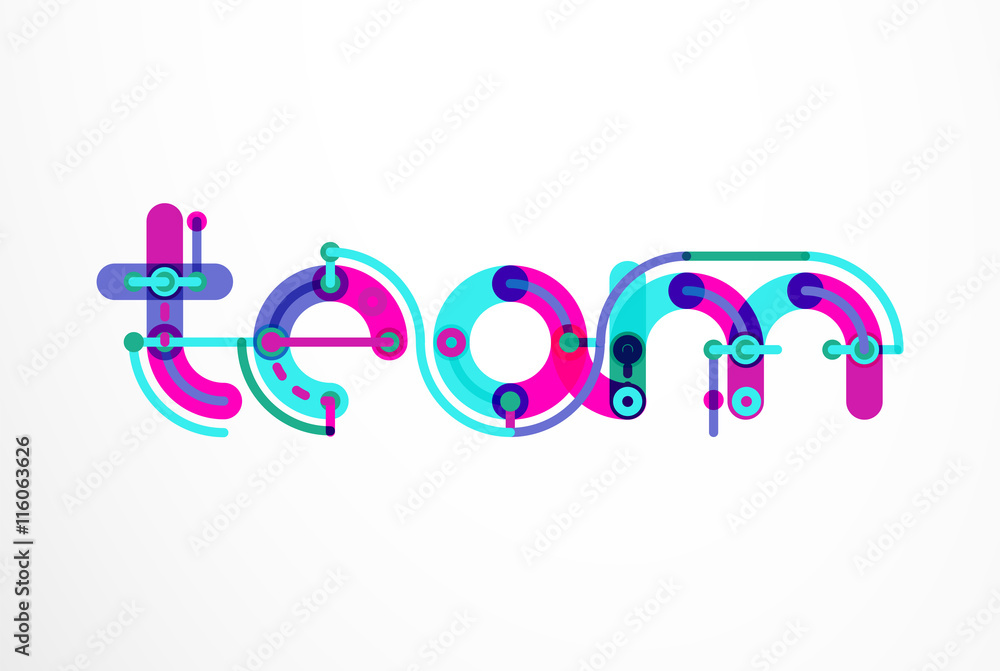 Line letter design Line letter design