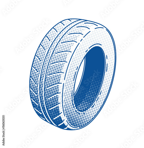 Car tire rubber wheel