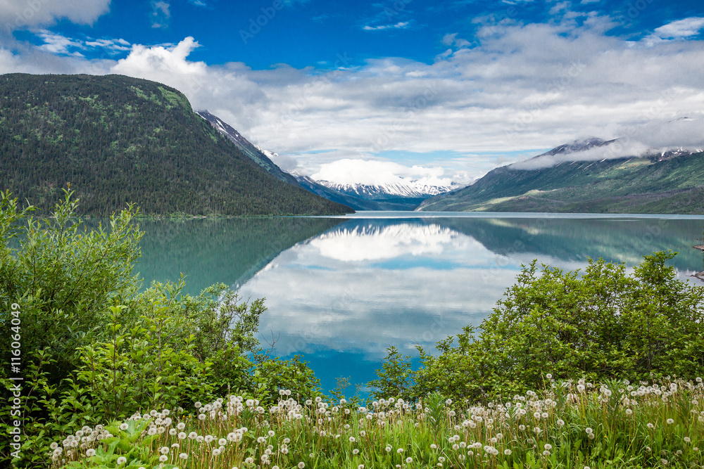 Blue Lake in Alaskan Wilderness