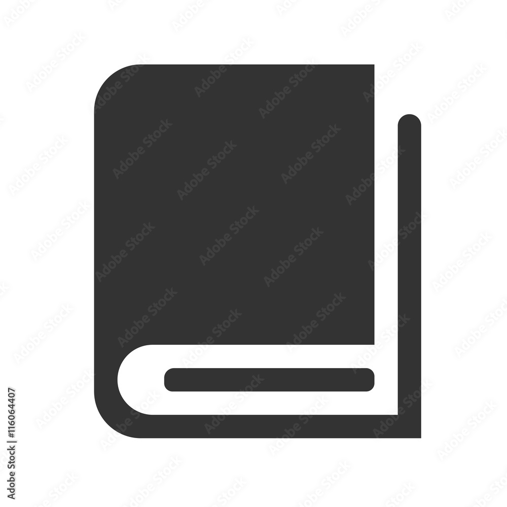 Book icon. Book flat design. Picture of book. Vector illustration. Book icon. Book flat design. Picture of book. Vector illustration.