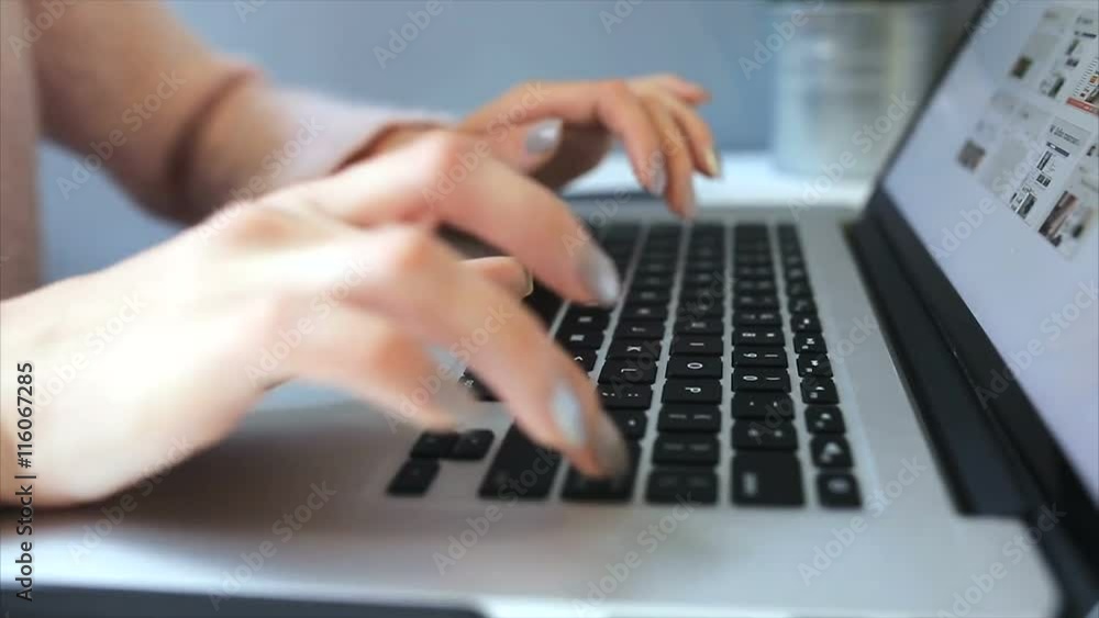 Woman working with laptop Woman working with laptop