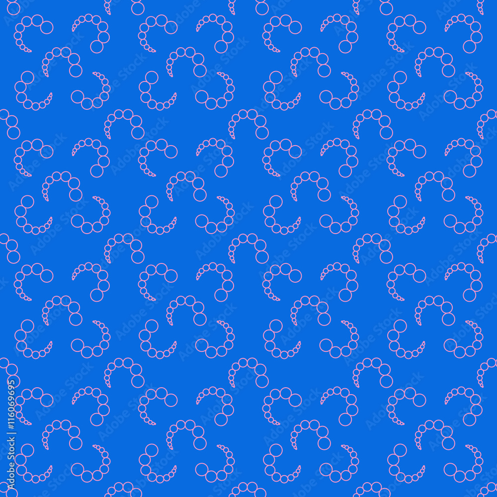 Bubbles chaotic seamless pattern 43.07