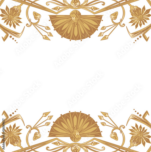 Egyptian ornament background