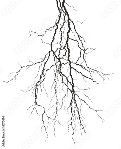 Lightning stroke.