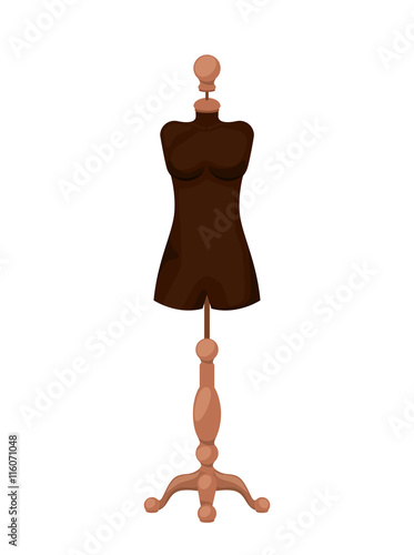 female mannequin isolated icon design, vector illustration  graphic  © grgroup