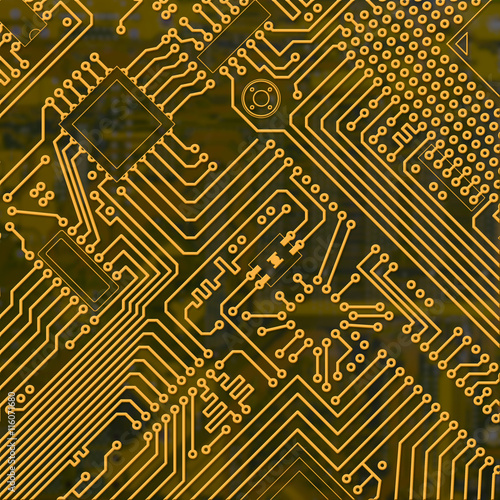 Abstract electronic industrial circuit board background