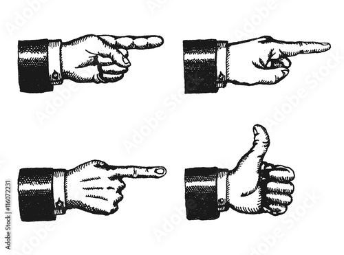 Pointing Finger And Thumbs Up Sign